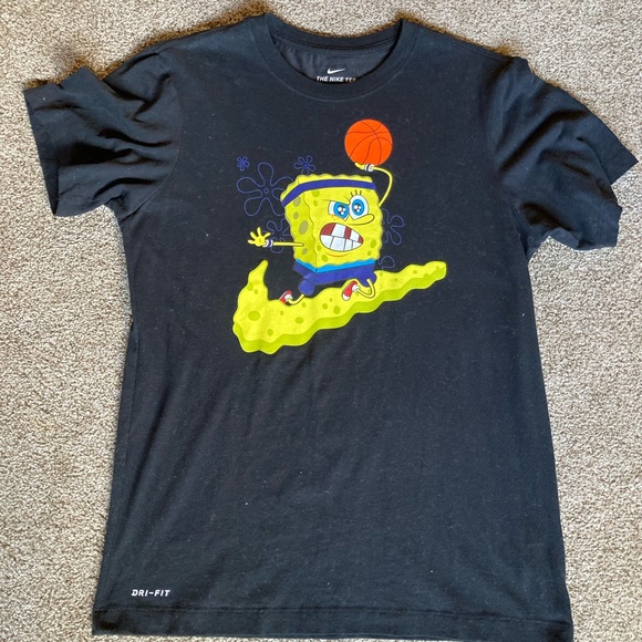 spongebob nike tee